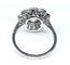 Bague 52 Bague marguerite en or blanc 18 carats avec diamants 58 Facettes AB333