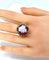 Bague 59 Bague camée en or jaune 18 carats sur cornaline 58 Facettes AB330