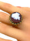 Bague 59 Bague camée en or jaune 18 carats sur cornaline 58 Facettes AB330