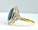 Bague 53 Bague en or jaune et or blanc 18 carats, saphir et diamants 58 Facettes AB396
