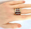 Bague 57 Bague en or jaune 18 carats, tourmalines roses et diamants 58 Facettes AB403