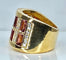 Bague 57 Bague en or jaune 18 carats, tourmalines roses et diamants 58 Facettes AB403