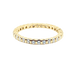 Bague 54 Alliance - Bague en or jaune 18 carats et diamants 1 ct 58 Facettes AB461
