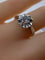 Bague 51 Bague en or blanc 18 carats avec diamant taille brillant 58 Facettes AB462