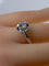 Bague 51 Bague en or blanc 18 carats avec diamant taille brillant 58 Facettes AB462
