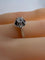 Bague 51 Bague en or blanc 18 carats avec diamant taille brillant 58 Facettes AB463