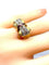 Bague 53 Bague Tank en or jaune 18 carats et diamants, vers 1930-1940 58 Facettes AB465