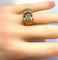 Bague 53 Bague Tank en or jaune 18 carats et diamants, vers 1930-1940 58 Facettes AB465