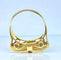 Bague 53 Bague Tank en or jaune 18 carats et diamants, vers 1930-1940 58 Facettes AB465