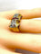 Bague 53 Bague Tank en or jaune 18 carats et diamants, vers 1930-1940 58 Facettes AB465