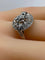 Bague 53 Bague en or blanc 18 carats sertie de diamants (1900-1930) 58 Facettes AB475