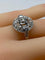 Bague 53 Bague en or blanc 18 carats sertie de diamants (1900-1930) 58 Facettes AB475