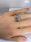 Bague 53 Bague en or blanc 18 carats sertie de diamants (1900-1930) 58 Facettes AB475