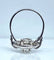 Bague 53 Bague en or blanc 18 carats sertie de diamants (1900-1930) 58 Facettes AB475