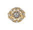Bague 52 Bague en or jaune 18 carats avec diamants 58 Facettes AB493