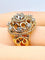 Bague 52 Bague en or jaune 18 carats avec diamants 58 Facettes AB493