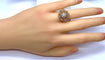 Bague 52 Bague en or jaune 18 carats avec diamants 58 Facettes AB493