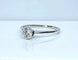 Bague 50 Bague solitaire en or blanc 18 carats et diamant 0,50 ct 58 Facettes AB514