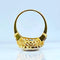 Bague 53 Bague marguerite en or jaune 18 carats, saphir et diamants 58 Facettes AB530