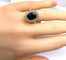 Bague 53 Bague marguerite en or jaune 18 carats, saphir et diamants 58 Facettes AB530