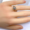 Bague 47 Bague solitaire en or blanc 18 carats avec diamant 0,10 carat 58 Facettes AB537
