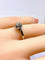Bague 50.5 Bague solitaire en or blanc 18 carats et platine sertie d’un diamant 0,50 ct 58 Facettes AB536