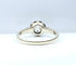 Bague 50.5 Bague solitaire en or blanc 18 carats et platine sertie d’un diamant 0,50 ct 58 Facettes AB536
