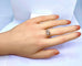 Bague 54 Bague toi et moi en or 18 carats et diamants 58 Facettes AB553
