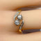 Bague 54 Bague toi et moi en or 18 carats et diamants 58 Facettes AB553
