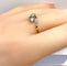 Bague 54 Bague toi et moi en or 18 carats et diamants 58 Facettes AB553