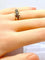 Bague 46 Bague en or jaune 18 carats avec 5 diamants 58 Facettes AB559