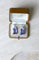 Boucles d'oreilles Boucles d'oreilles - Dormeuses Art déco en or blanc améthyste et diamants 58 Facettes