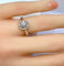 Bague 50 Bague solitaire diamant en or 18 carats et platine 58 Facettes AB560