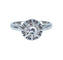 Bague 50 Bague solitaire diamant en or 18 carats et platine 58 Facettes AB560