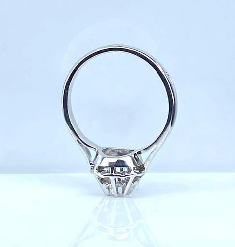 Bague 50 Bague solitaire diamant en or 18 carats et platine 58 Facettes AB560