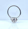 Bague 50 Bague solitaire diamant en or 18 carats et platine 58 Facettes AB560