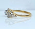 Bague 50 Bague en or 18 carats avec diamant taille ancienne et diamants 58 Facettes AB570