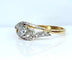 Bague 50 Bague en or 18 carats avec diamant taille ancienne et diamants 58 Facettes AB570