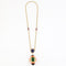 Collier Atelier Georges Lenfant - Collier en or jaune, lapis lazuli, jade, néphrite, corail et onyx 58 Facettes 58FC9