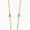 Collier Atelier Georges Lenfant - Collier en or jaune, lapis lazuli, jade, néphrite, corail et onyx 58 Facettes 58FC9