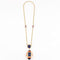Collier Atelier Georges Lenfant - Collier en or jaune, lapis lazuli, jade, néphrite, corail et onyx 58 Facettes 58FC9