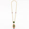 Collier Atelier Georges Lenfant - Collier en or jaune, lapis lazuli, jade, néphrite, corail et onyx 58 Facettes 58FC9