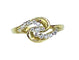 Bague 53 Bague en or 18 carats et diamants 58 Facettes AB579