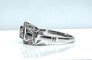 Bague 48 Bague Art déco en or blanc 18 carats et diamants 58 Facettes AB582