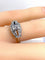 Bague 48 Bague Art déco en or blanc 18 carats et diamants 58 Facettes AB582