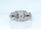 Bague 48 Bague Art déco en or blanc 18 carats et diamants 58 Facettes AB582