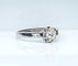 Bague 54 Bague solitaire en or blanc 18 carats et diamants 58 Facettes AB591bis