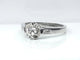 Bague 54 Bague solitaire en or blanc 18 carats et diamants 58 Facettes AB591bis