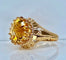 Bague 53 Bague en or jaune 18 carats à topaze 58 Facettes AB595bis