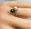 Bague 50 Bague toi et moi en or blanc 18 carats, diamants et perles 58 Facettes AB604